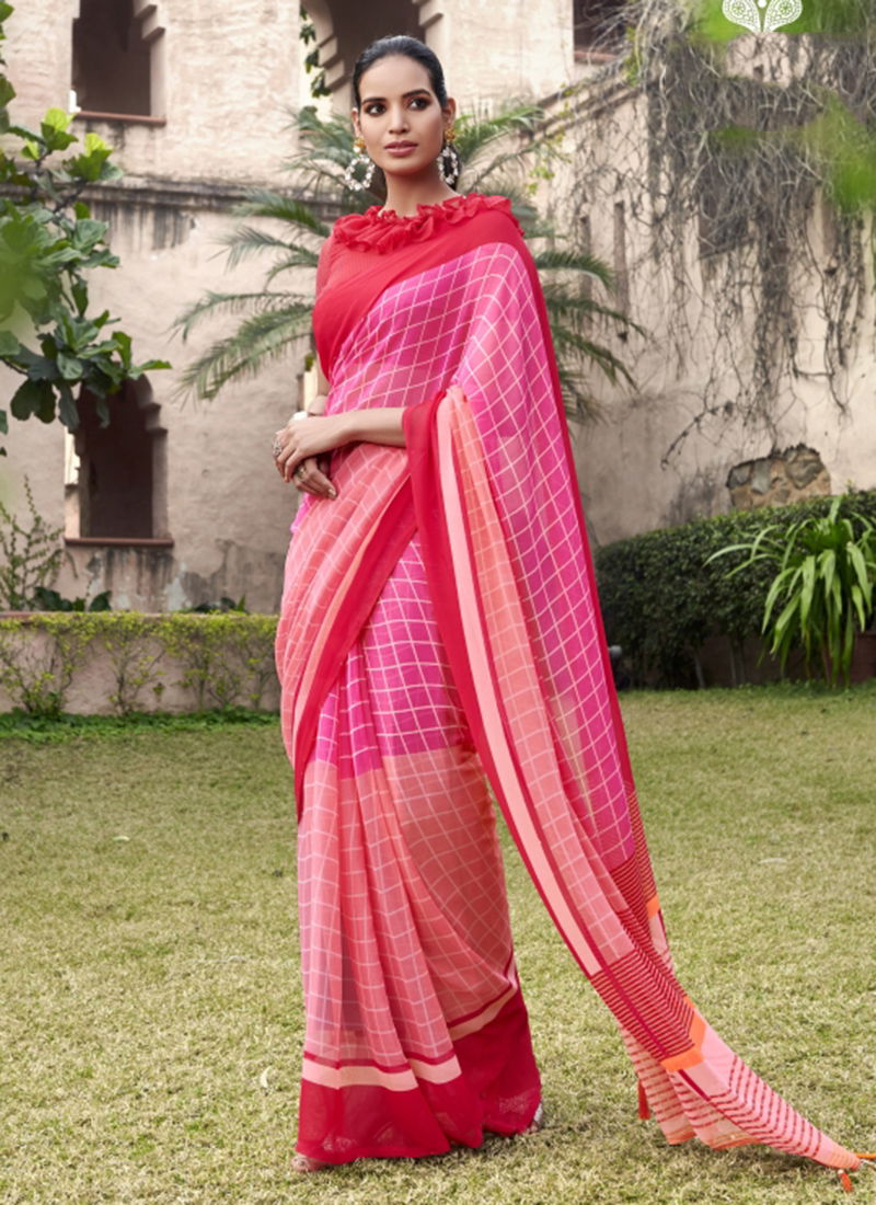 Lilly Vol 2 Georgette Fancy Designer Casual Wear Saree Collection 26801-26812